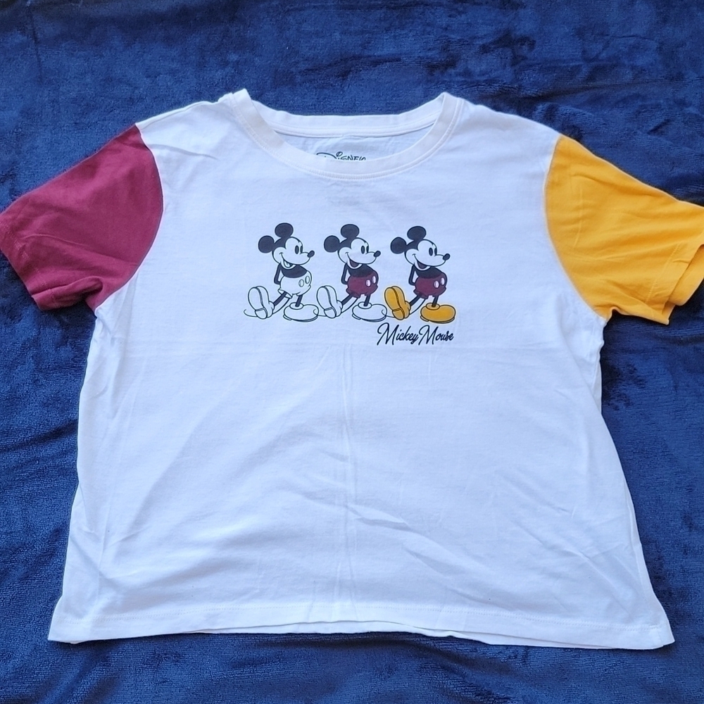 DISNEY Mickey cropped t-shirt